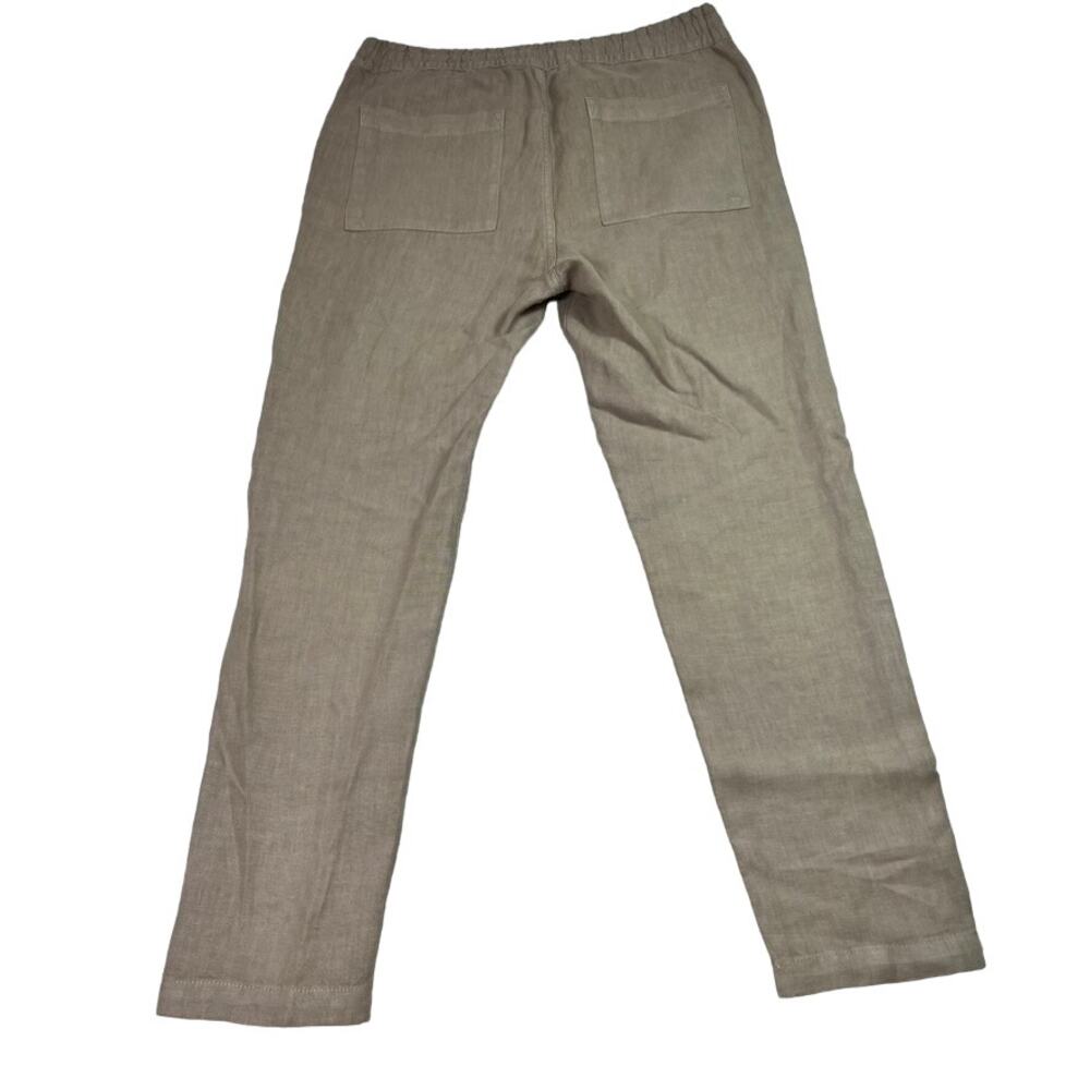 Joe’s Pants Mens M Tan The Soder Linen Slim Elastic Waist Trouser - Picture 2 of 10